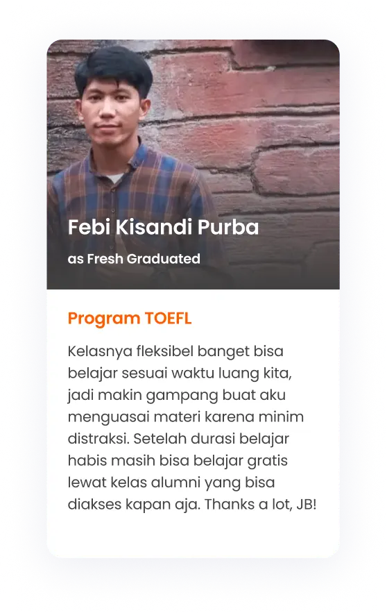 Testimoni Program Toefl Jagobahasa 6